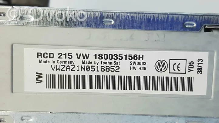 Volkswagen Up Unité / module navigation GPS VWZAZ1N0516852