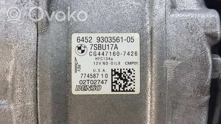 BMW X5 F15 Kompresor / Sprężarka klimatyzacji A/C 6452930356105