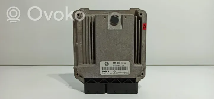 Volkswagen Touareg I Unité de commande, module ECU de moteur 0281011481