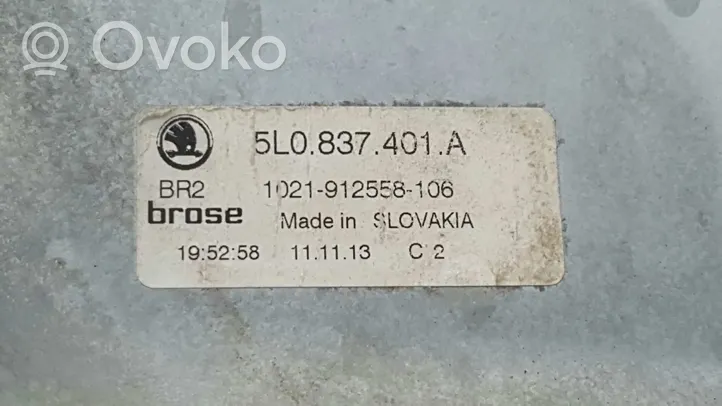 Skoda Yeti (5L) Elektryczny podnośnik szyby drzwi 1021-912558-106