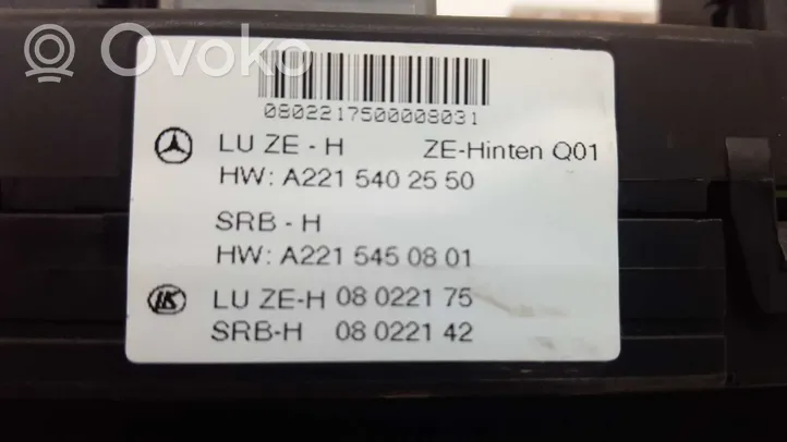 Mercedes-Benz S W221 Module confort A2215450801