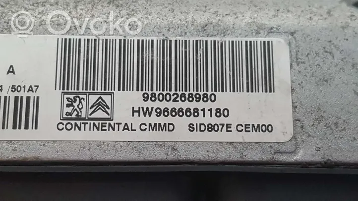 Peugeot 208 Motorsteuergerät ECU 9800268980