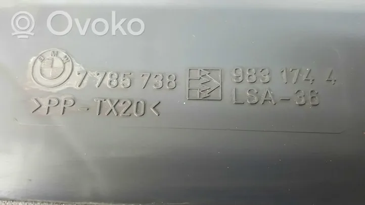 BMW X5 E53 Rura / Wąż dolotowy powietrza turbiny 9831744