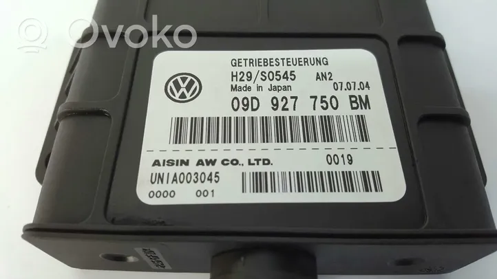 Volkswagen Touareg I Unité de commande, module PDC aide au stationnement 09D927750ED