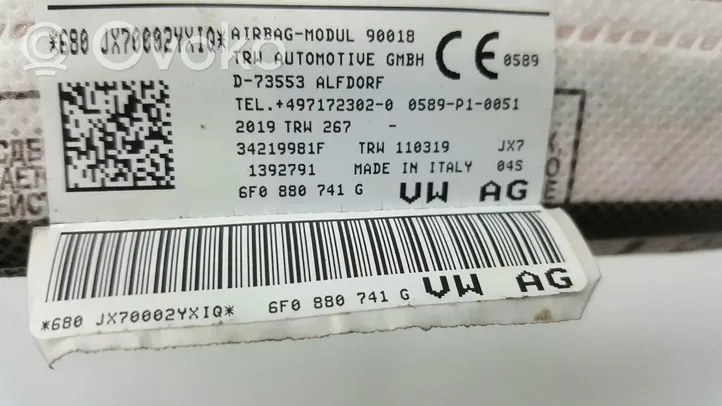 Seat Ibiza V (KJ) Stogo oro pagalvė (užuolaida) 680JX7002YXI0