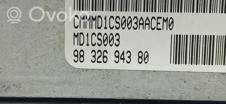 Citroen Berlingo Centralina/modulo motore ECU 9818703480