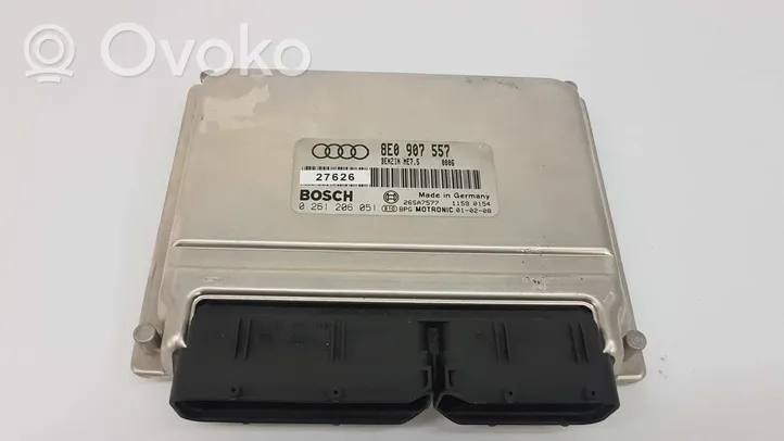 Audi A4 S4 B6 8E 8H Komputer / Sterownik ECU silnika 0261206051