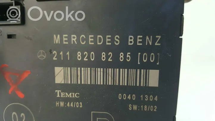 Mercedes-Benz E W211 Modulo comfort/convenienza A2118201685