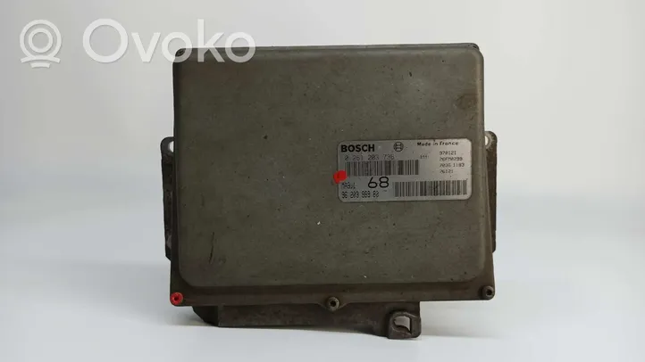 Citroen Saxo Engine control unit/module ECU 0261203736