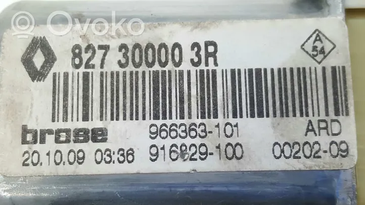 Renault Megane III Galinis varikliukas langų pakėlėjo 966363-101