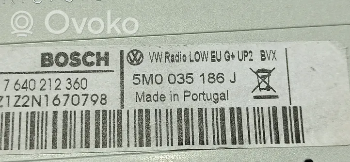 Volkswagen Polo V 6R Navigācijas (GPS) vadības bloks 5M0057186JX