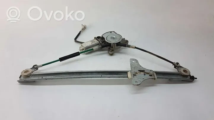 Opel Agila A Front door window regulator with motor 9206371