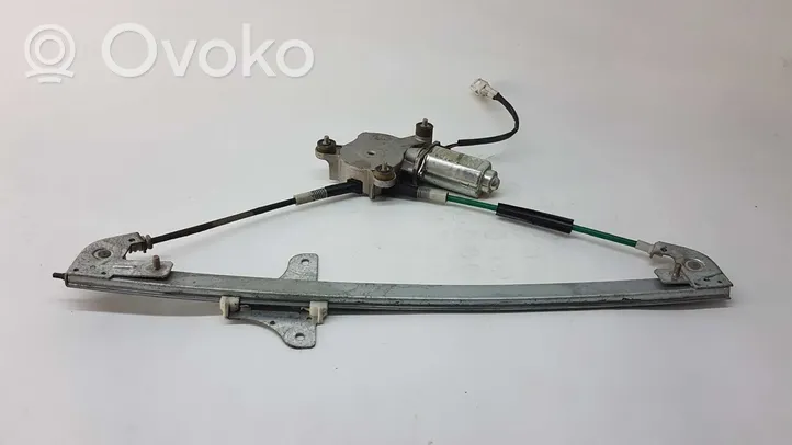 Opel Agila A Front door window regulator with motor 9206371