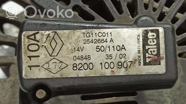 Renault Kangoo I Generaattori/laturi 8200667608