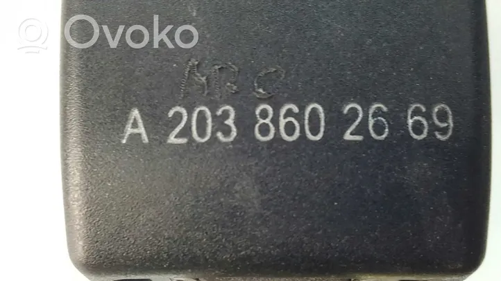 Mercedes-Benz C W203 Klamra przedniego pasa bezpieczeństwa 305396000