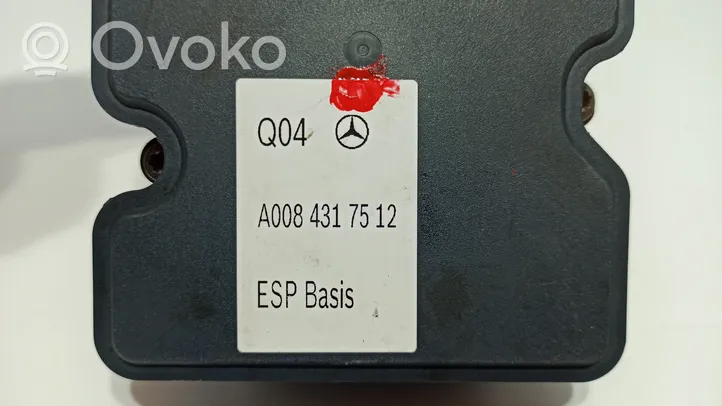 Mercedes-Benz B W246 W242 ABS-pumppu A0084310112