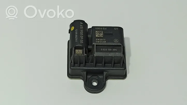 Mercedes-Benz B W246 W242 Przekaźnik / Modul układu ogrzewania wstępnego A6519005502