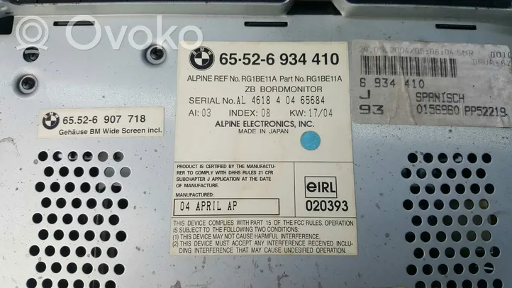 BMW 3 E46 Reproductor CD/DVD y unidad de navegación 65526907718