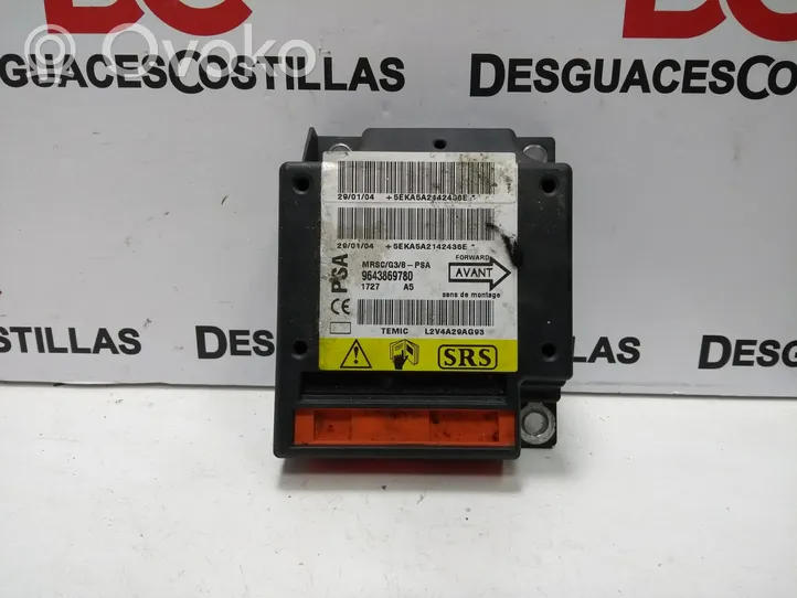 Peugeot 607 Module de contrôle airbag 9643869780