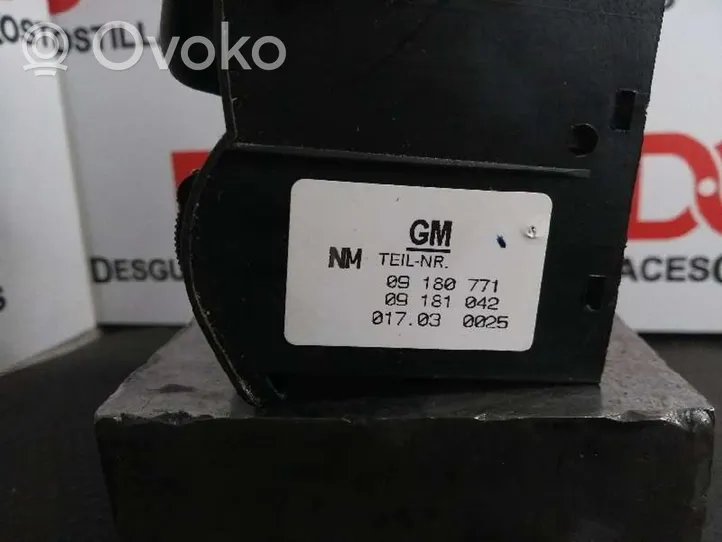 Opel Astra G Light switch 09180771