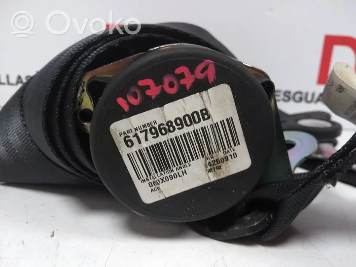 Nissan Juke I F15 Takaistuimen turvavyö 617968900B