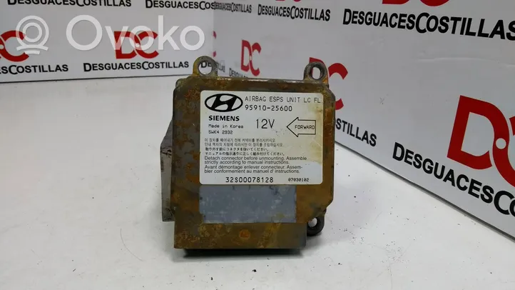 Hyundai Accent Airbag control unit/module 9591025600