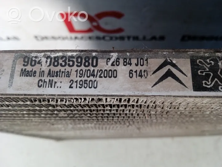 Citroen Saxo Jäähdyttimen lauhdutin (A/C) 6455V0