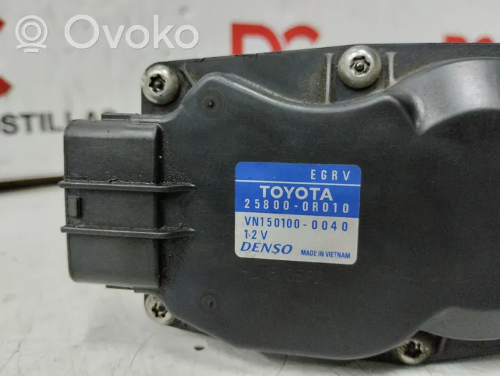 Toyota Verso Soupape vanne EGR 258000R010