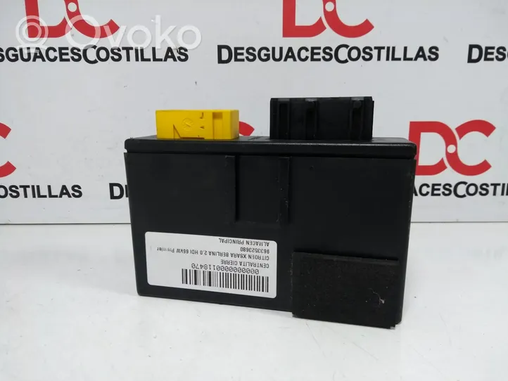 Citroen Xsara Door central lock control unit/module 9633523680