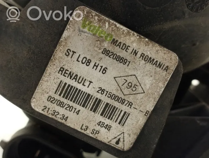 Renault Clio IV Światło przeciwmgłowe przednie 89208691