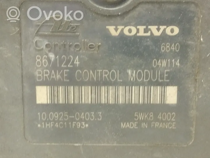 Volvo S80 Bomba de ABS P08671225