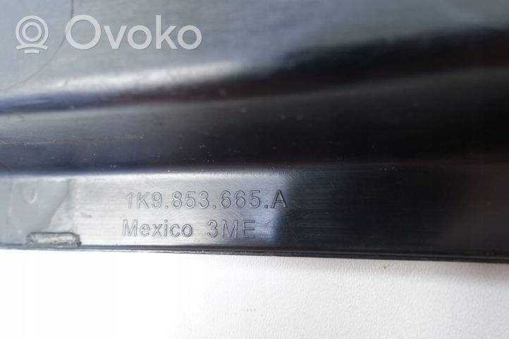 Volkswagen Golf VI Mascherina inferiore del paraurti anteriore 1K9853665A