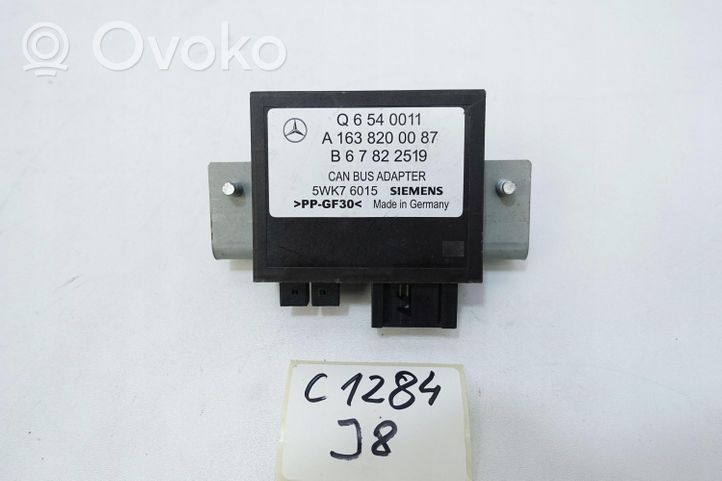 Mercedes-Benz ML W163 Unité de commande, module ECU de moteur A1638200087  MODUŁ KOMPUT