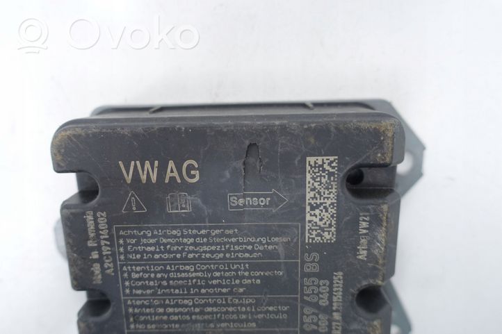 Volkswagen Golf VIII Turvatyynyn ohjainlaite/moduuli MODUŁ SENSOR AIR BAG VW G