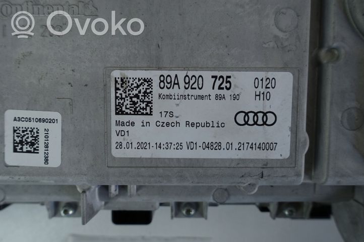 Audi Q4 Sportback e-tron Compteur de vitesse tableau de bord LICZNIK VIRTUAL ZEGARY LC