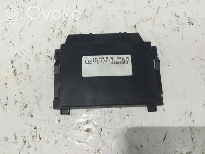 Mercedes-Benz CLK A208 C208 Module de contrôle de boîte de vitesses ECU A0245458232