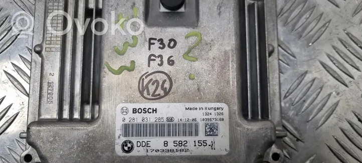 BMW 3 F30 F35 F31 Centralina/modulo motore ECU 8582155