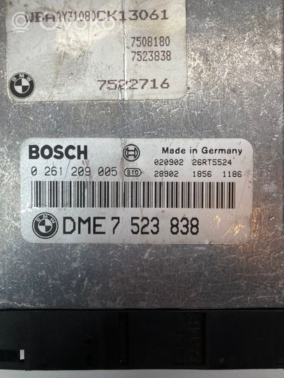 BMW 3 E46 Unité de commande, module ECU de moteur 7523838