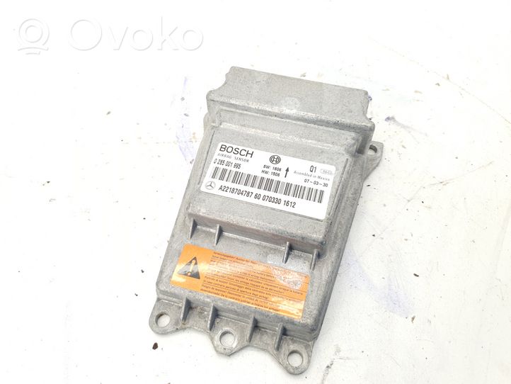 Mercedes-Benz S W221 Module de contrôle airbag A2218704787