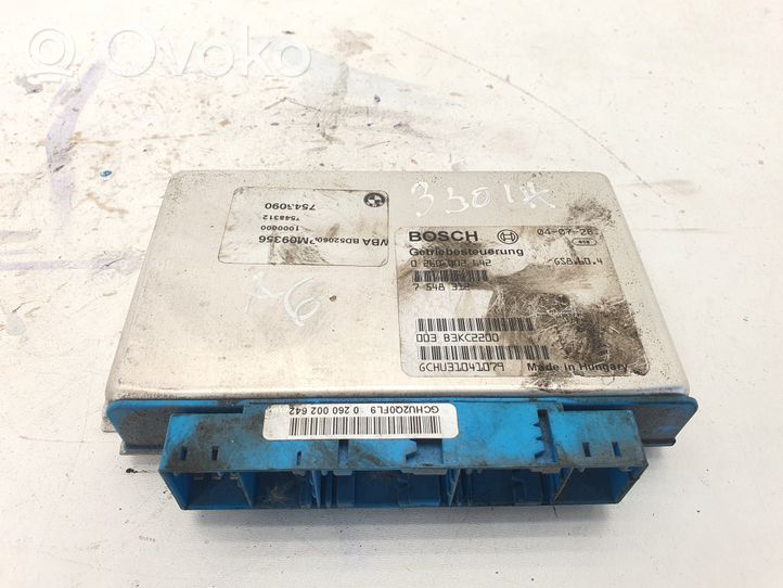 BMW 3 E46 Transmission gearbox valve body 7548312