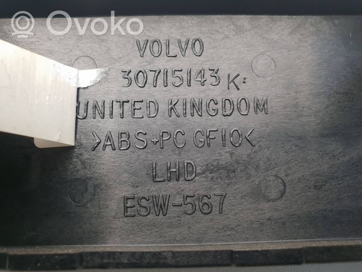 Volvo XC70 Dash center air vent grill 30715143