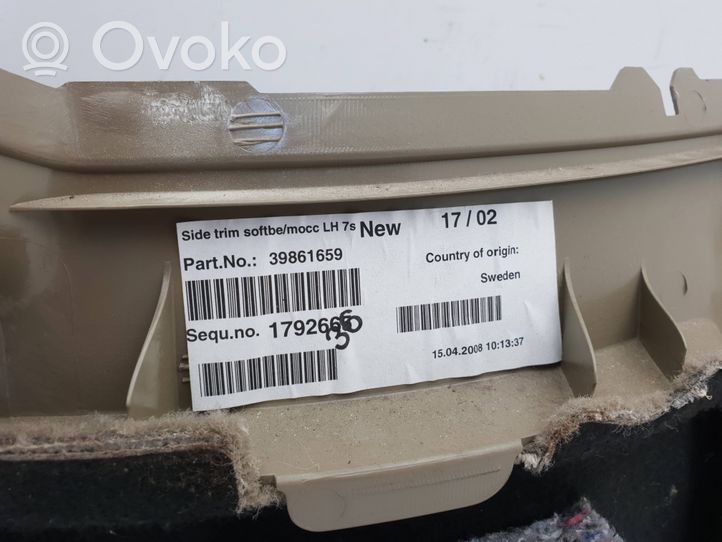 Volvo XC90 Dolny panel schowka koła zapasowego 39861659