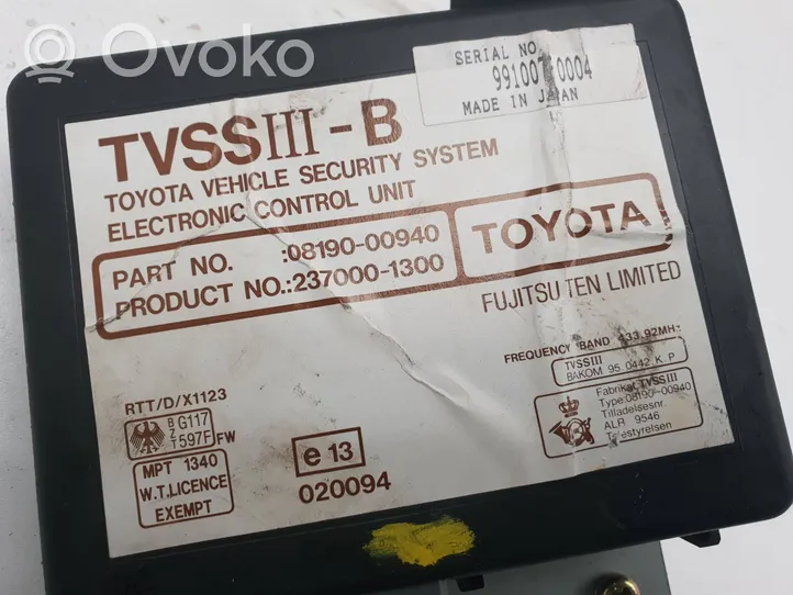 Toyota RAV 4 (XA20) Inne komputery / moduły / sterowniki 0819000940