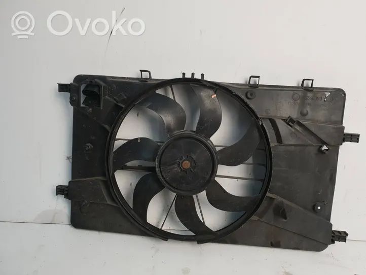 Opel Zafira C Radiator cooling fan shroud 0130308116