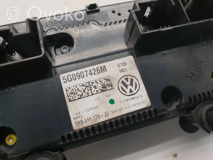 Volkswagen Golf VII Oro kondicionieriaus/ klimato/ pečiuko valdymo blokas (salone) 5G0907426M