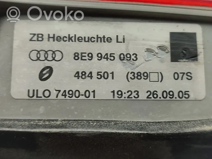 Audi A4 S4 B7 8E 8H Luces portón trasero/de freno 8E9945093