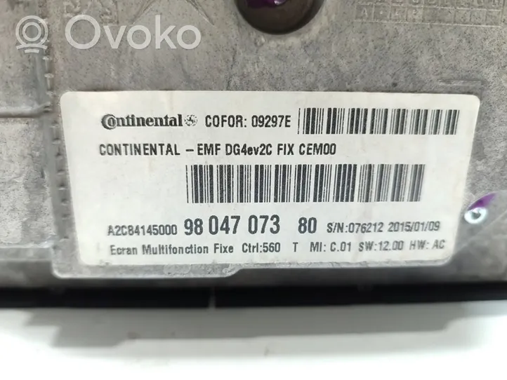 Citroen C4 II Monitori/näyttö/pieni näyttö 9804707380