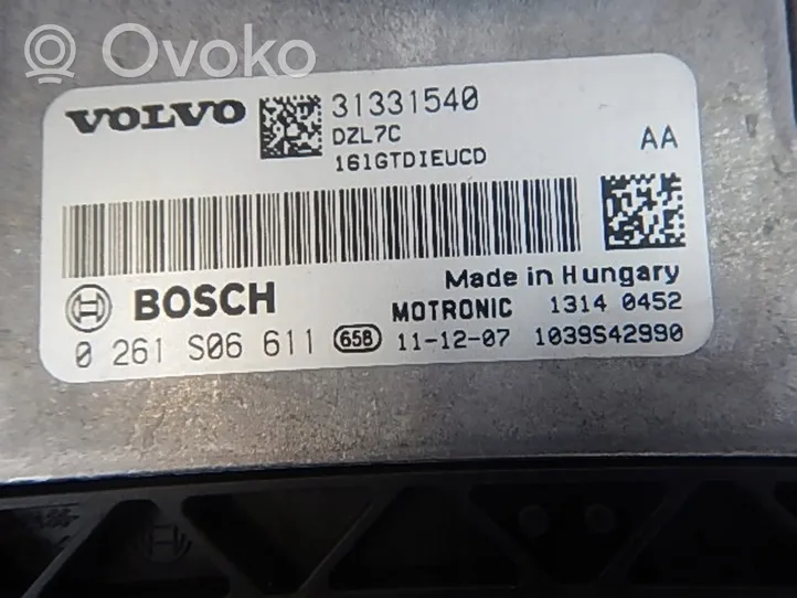 Volvo V60 Komputer / Sterownik ECU i komplet kluczy 0281012103