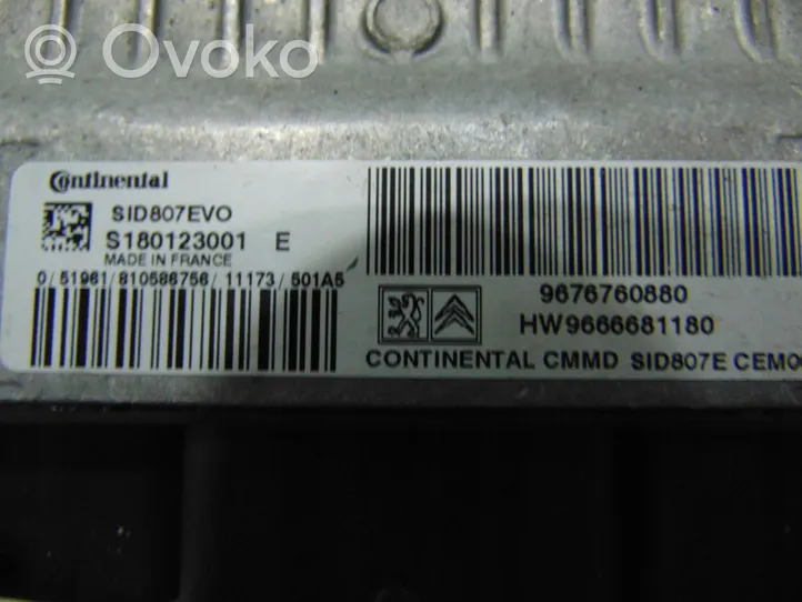 Peugeot 508 Motorsteuergerät ECU 9676760880