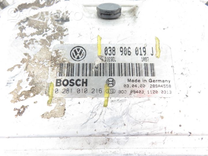 Volkswagen Sharan Centralina/modulo del motore 0281010216